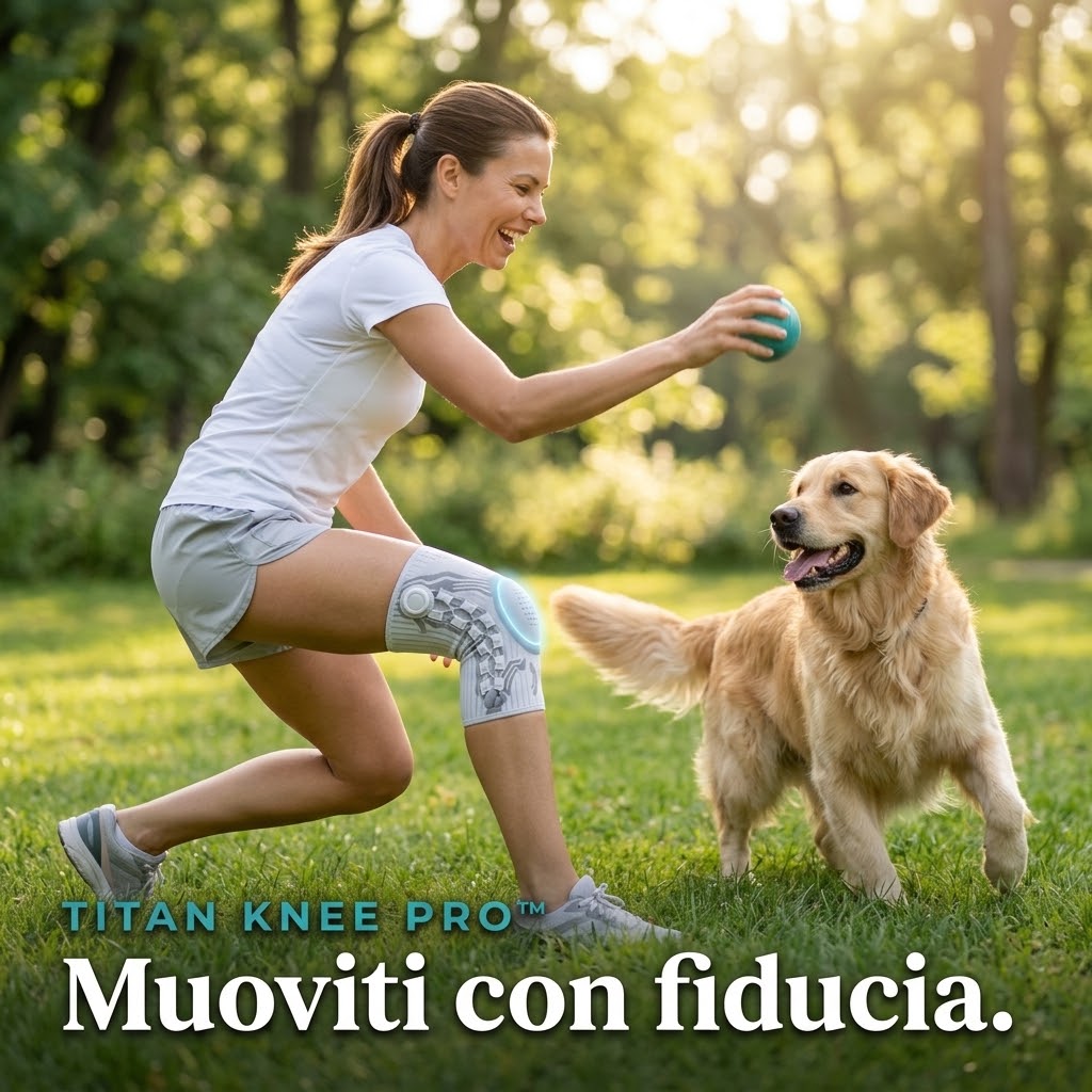 Titan Knee Pro™ indossato durante l’allenamento
